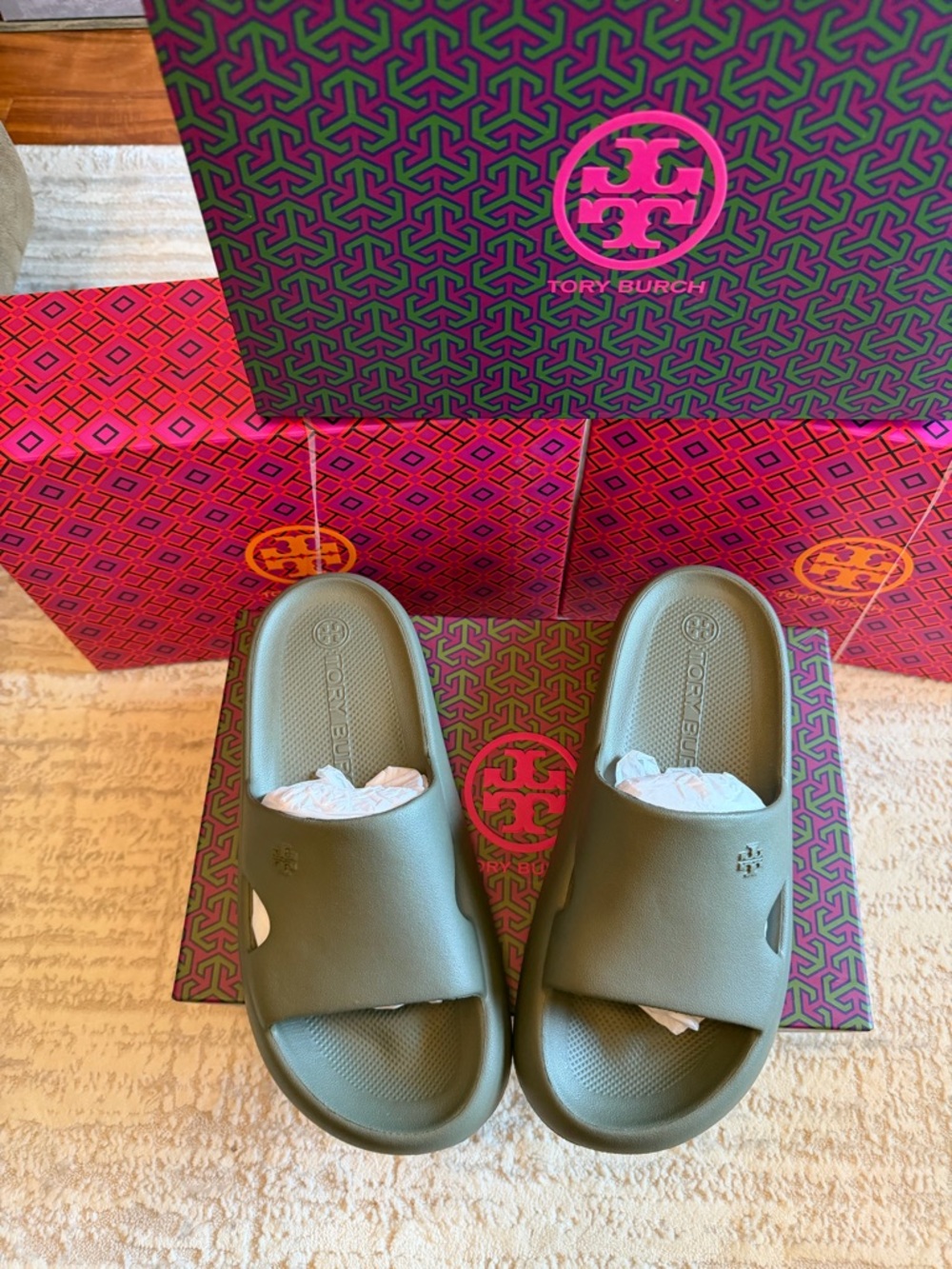 Tory Burch Shower Slide Sandals